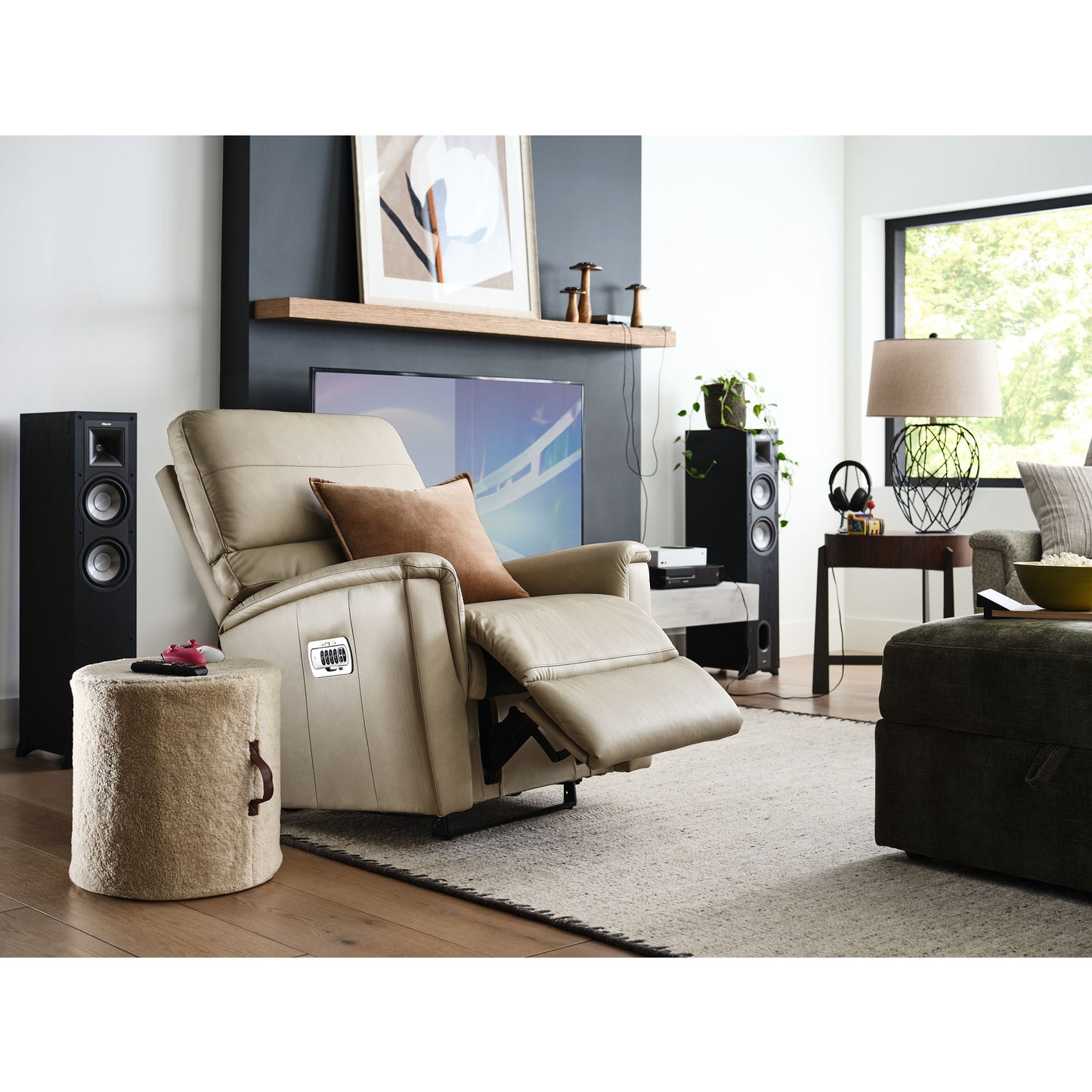 Ava Reclining Sofa — i-Gellar Moss — view 57