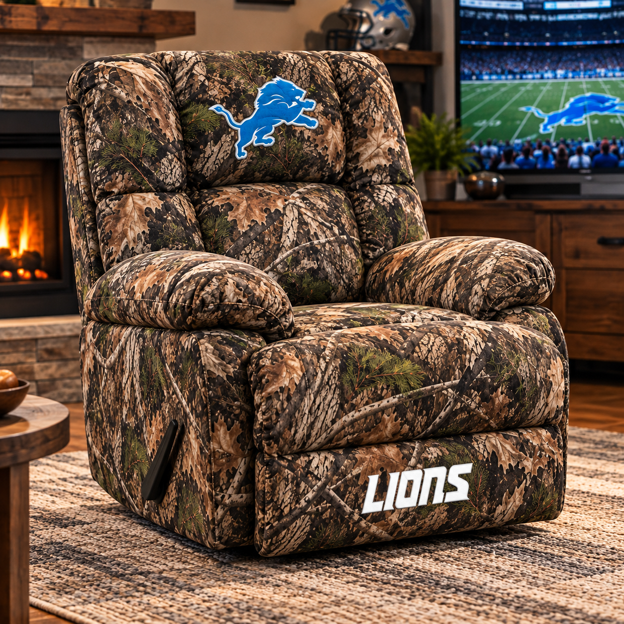 Detroit Lions Rocker Recliner