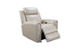 Jonathan Power Recliner in Cream leather by Leather Italia