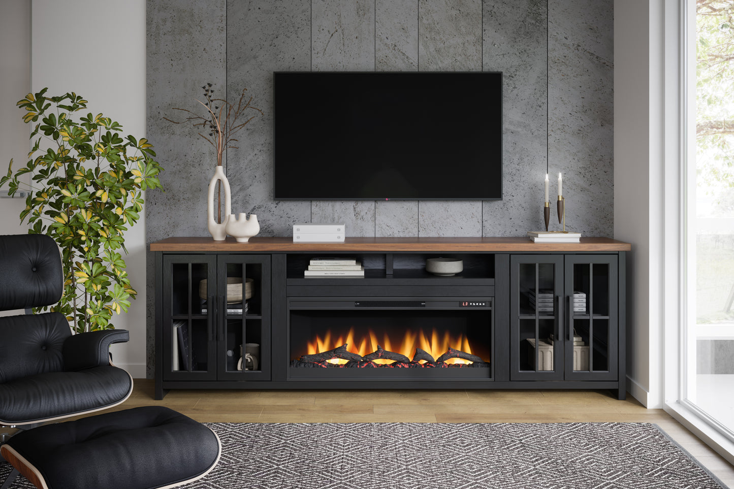 Essex 96" Fireplace Console