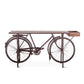 Industrial Teak 71" Bicycle Console Table