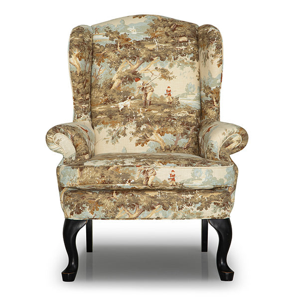 Sylvia Queen Anne Wing Chair
