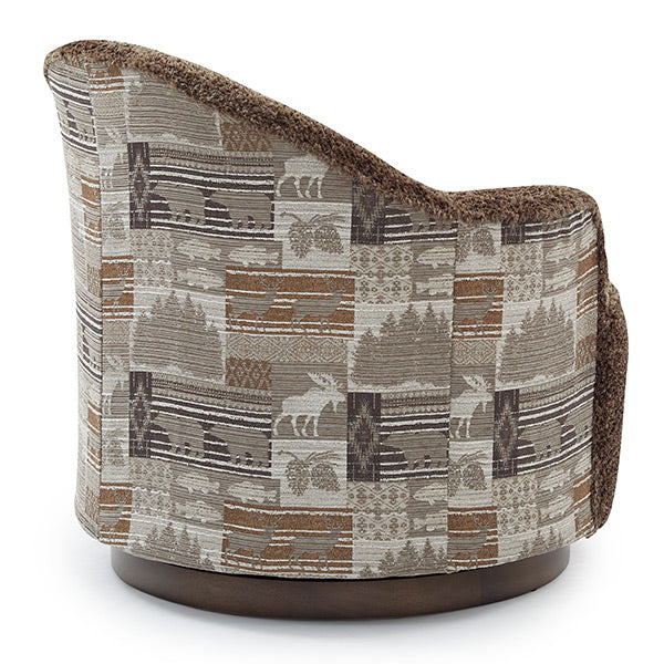 April Swivel Barrel Chair