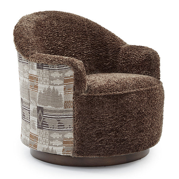April Swivel Barrel Chair