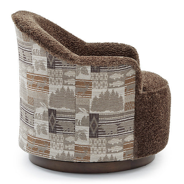 April Swivel Barrel Chair