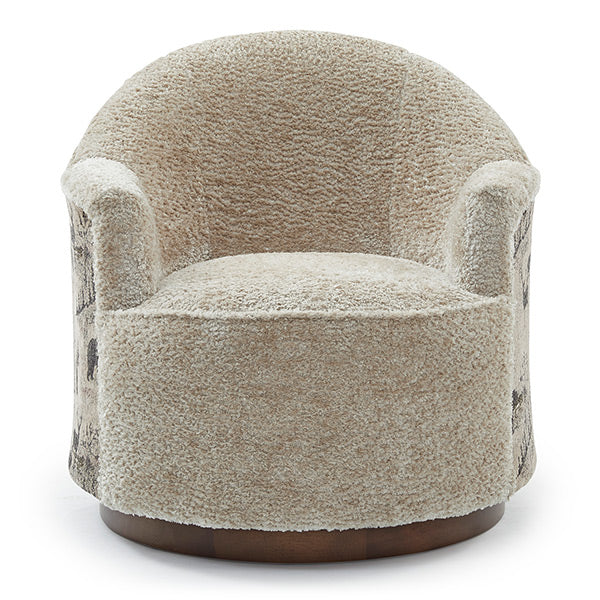 April Swivel Barrel Chair