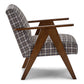 Bayden Modern Sawhorse Accent Chair