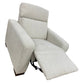 Beige recliner chair on a white background