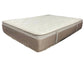 Beige mattress on a white background
