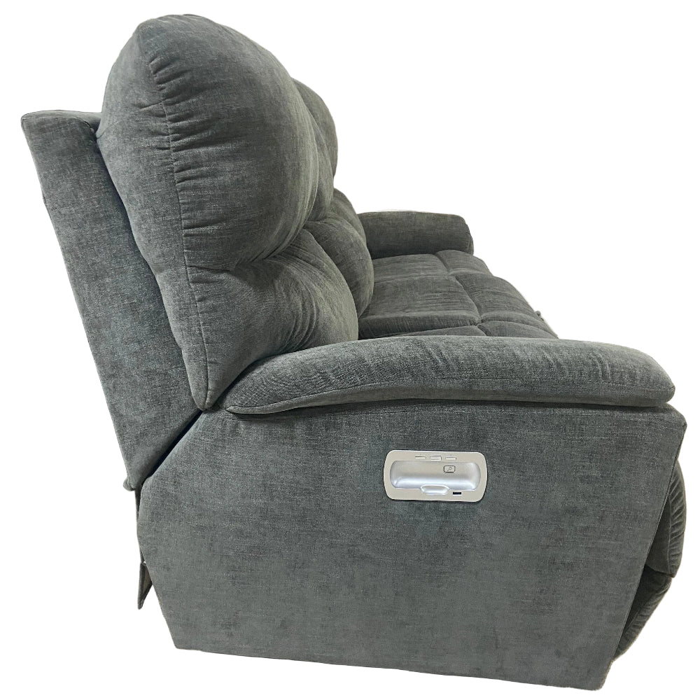 Trouper Power Reclining Sofa w/ Headrest & Lumbar