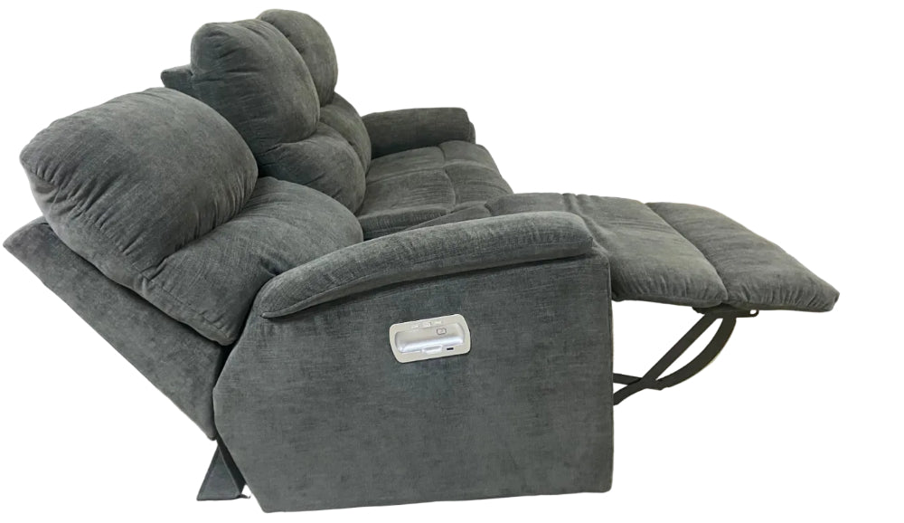 Trouper Power Reclining Sofa w/ Headrest & Lumbar