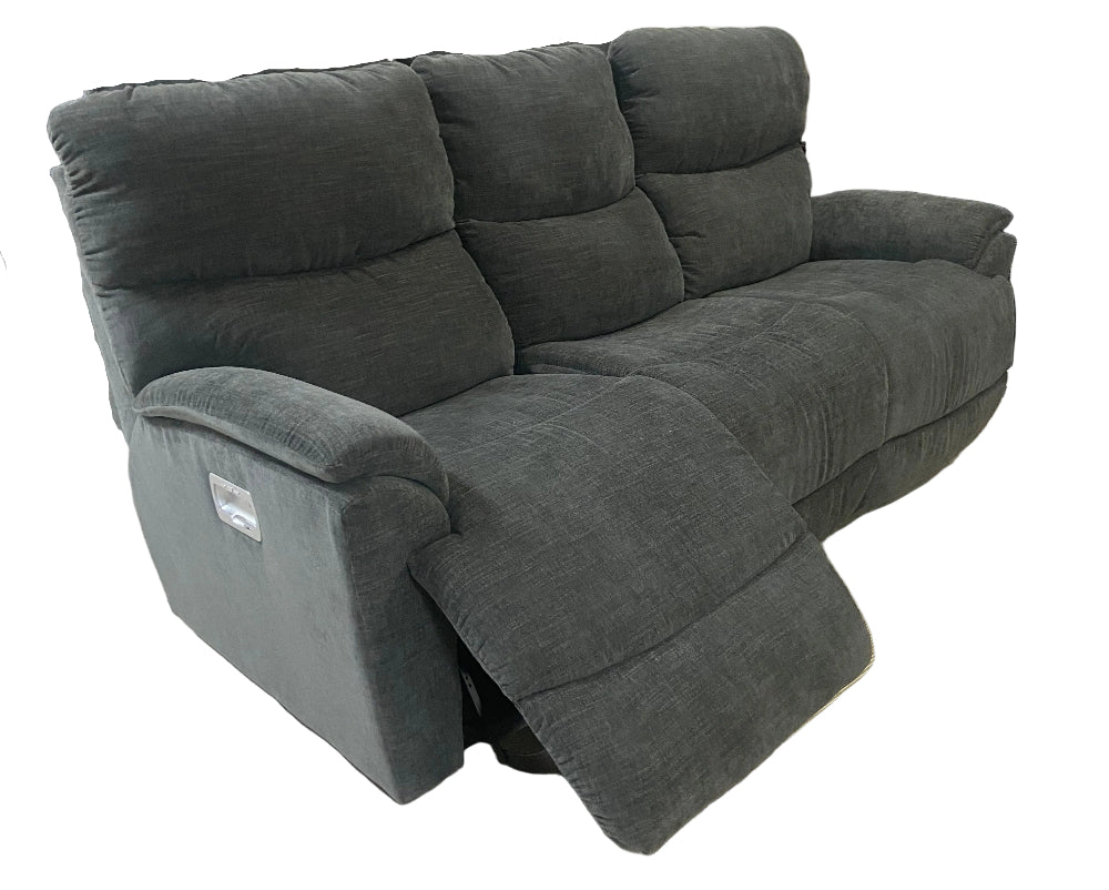 Trouper Power Reclining Sofa w/ Headrest & Lumbar