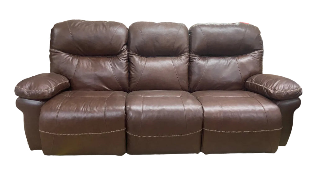 Leya Power Leather Reclining Sofa and Rocking Loveseat Set