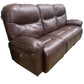 Leya Power Leather Reclining Sofa and Rocking Loveseat Set