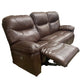 Leya Power Leather Reclining Sofa and Rocking Loveseat Set