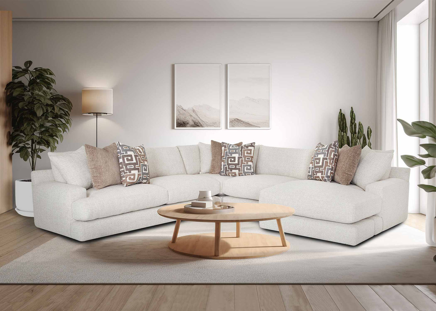 961 3 Pc Sectional