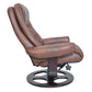Jacque Pedestal Reclining Chair & Ottoman
