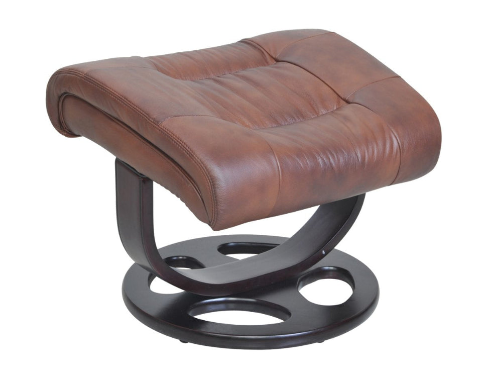 Jacque Pedestal Reclining Chair & Ottoman