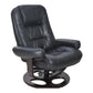 Jacque Pedestal Reclining Chair & Ottoman