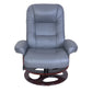 Jacque Pedestal Reclining Chair & Ottoman