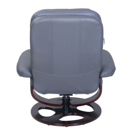 Jacque Pedestal Reclining Chair & Ottoman