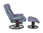 Jacque Pedestal Reclining Chair & Ottoman
