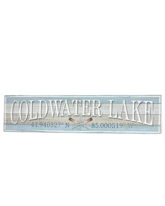 Coldwater Lake Sign