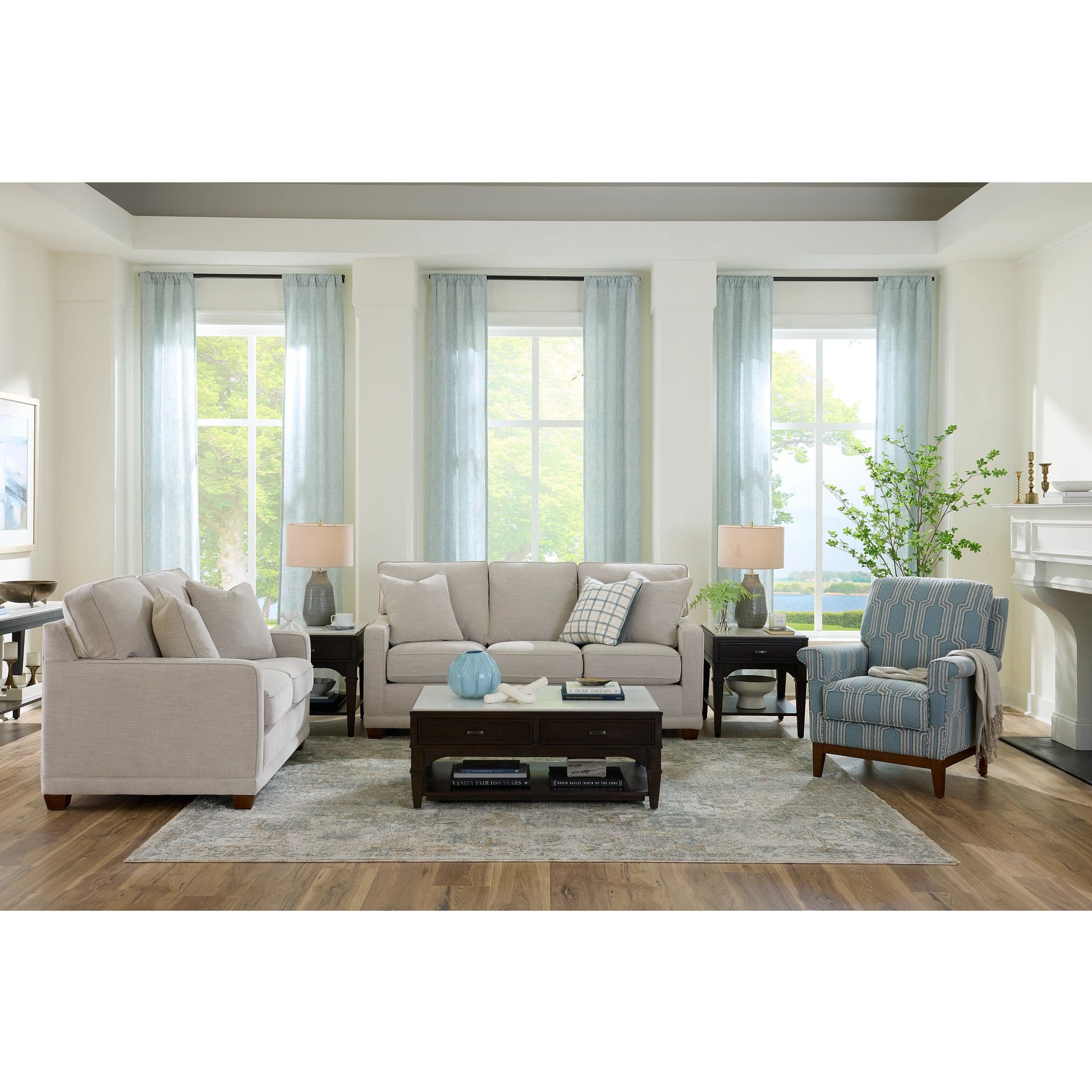 Kennedy Sofa — Zinnamon Dove — view 90