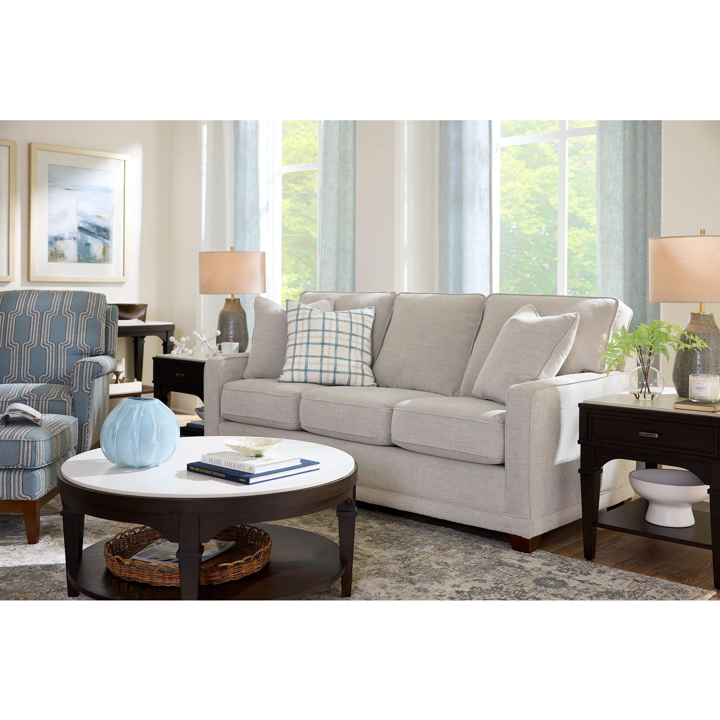 Kennedy Sofa — Zinnamon Dove — view 93