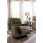 Cade Leather Reclining Sofa — Gambit Oyster — view 44