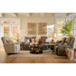 Cade Leather Reclining Sofa — Cozy Match Putty — view 9