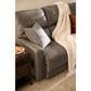 Cade Leather Reclining Sofa — Cozy Match Putty — view 13
