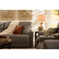 Cade Leather Reclining Sofa — Cozy Match Putty — view 16