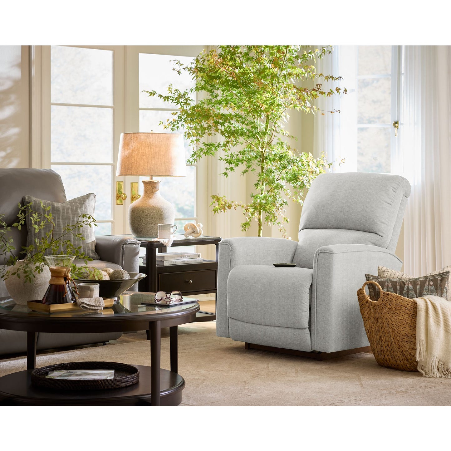 Cade Recliner — Ross Linen — view 74