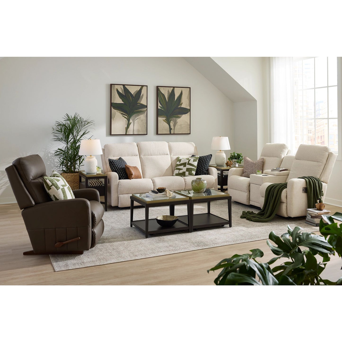 Finley Reclining Sofa — Defender Bone — view 2
