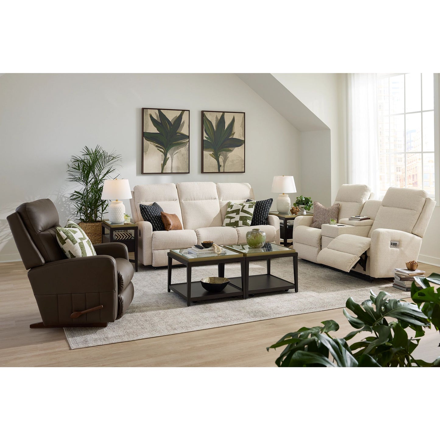Finley Reclining Sofa — Defender Bone — view 3