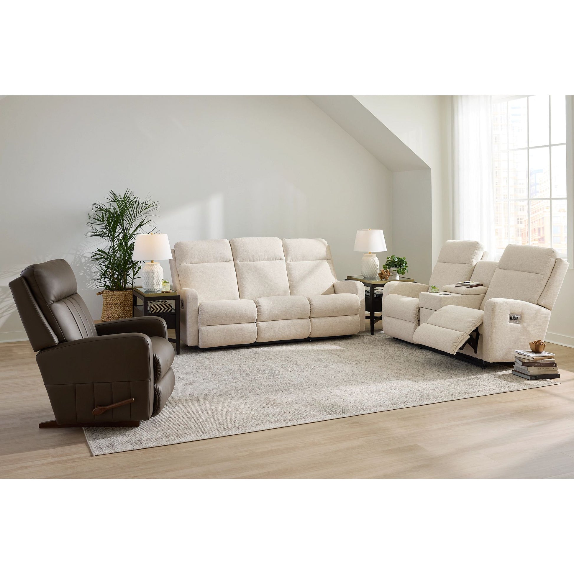 Finley Reclining Sofa — Defender Bone — view 13