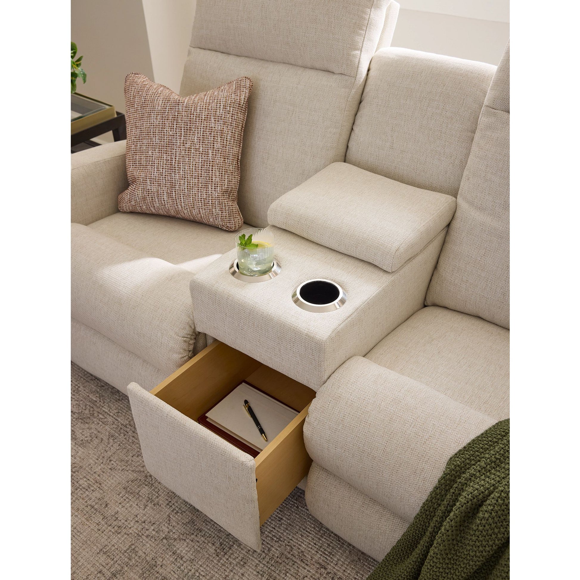 Finley Reclining Sofa — Defender Bone — view 9