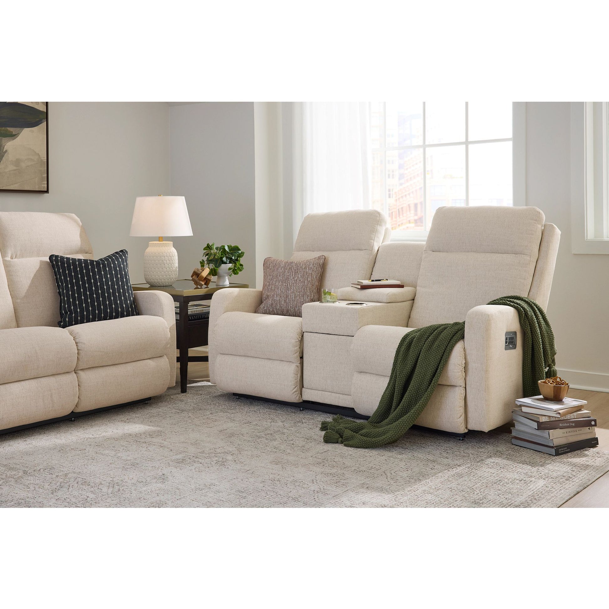 Finley Reclining Sofa — Defender Bone — view 19
