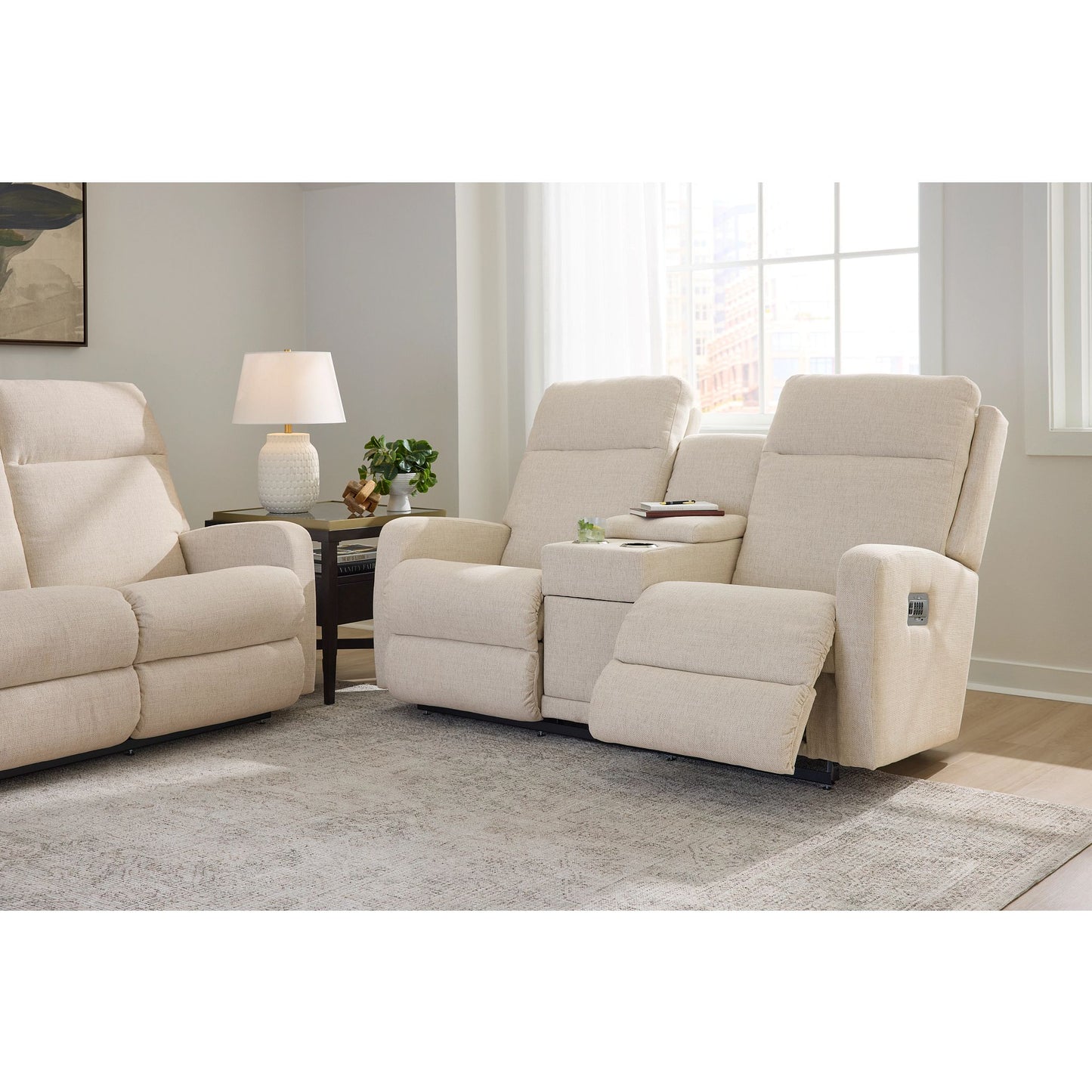 Finley Reclining Sofa — Defender Bone — view 11