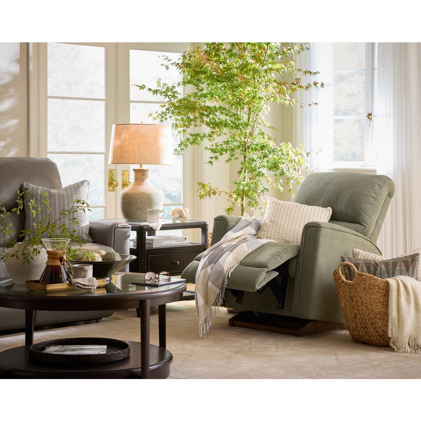 Cade Recliner — Ross Moss — view 45