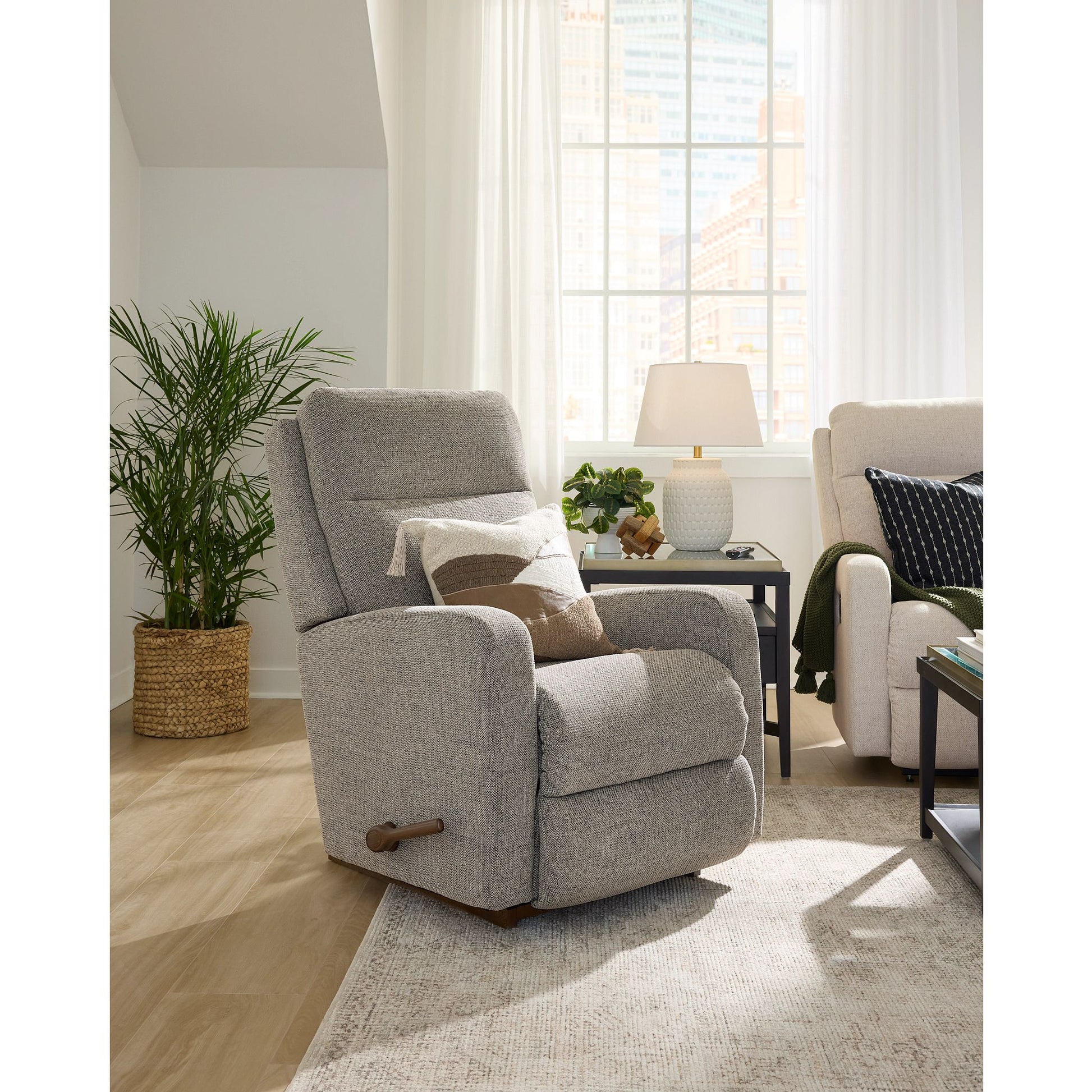 Finley Recliner — Defender Latte — view 70