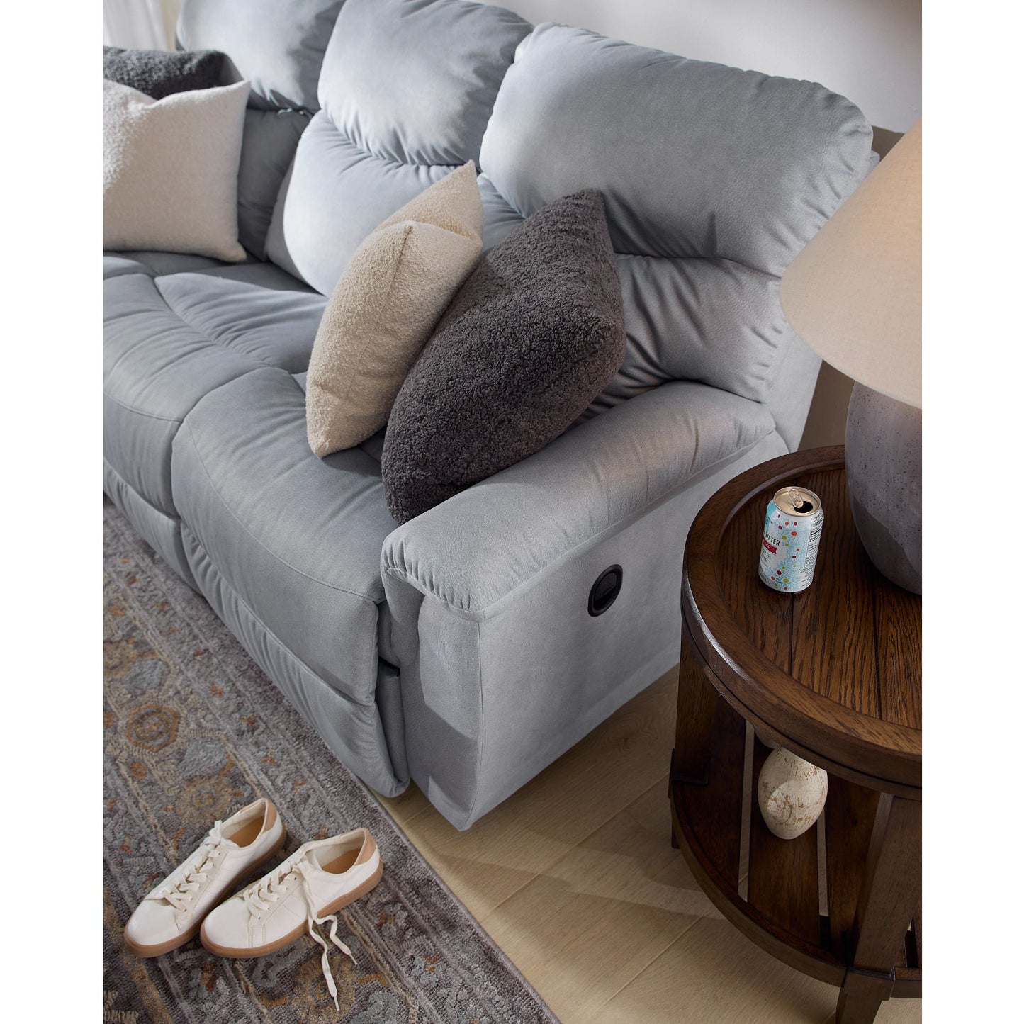James Reclining Sofa — i-Kudos Powder — view 92