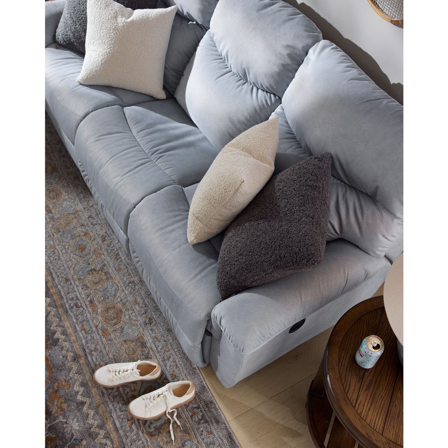 James Reclining Sofa — i-Kudos Powder — view 95