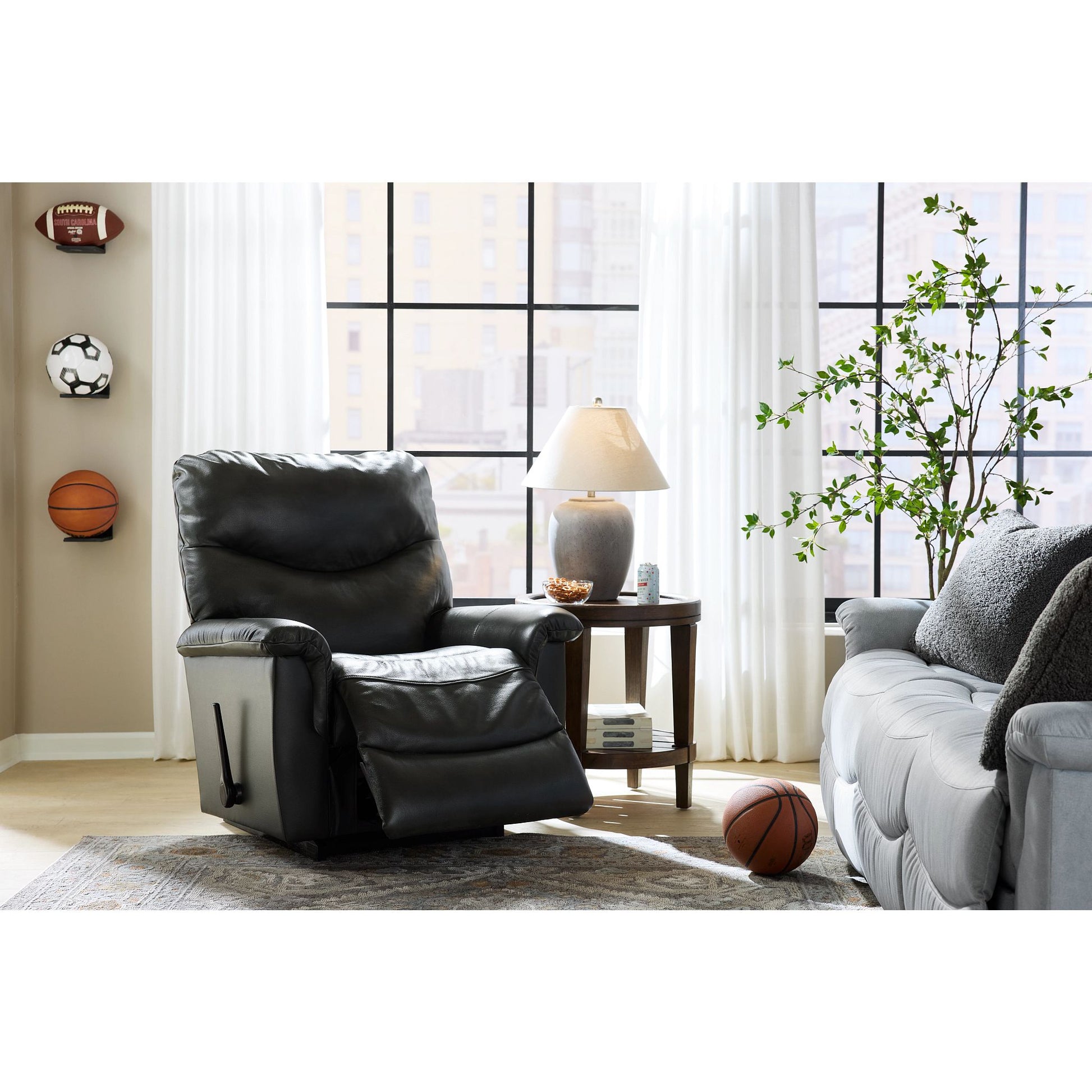 James Reclining Sofa — i-Kudos Powder — view 107