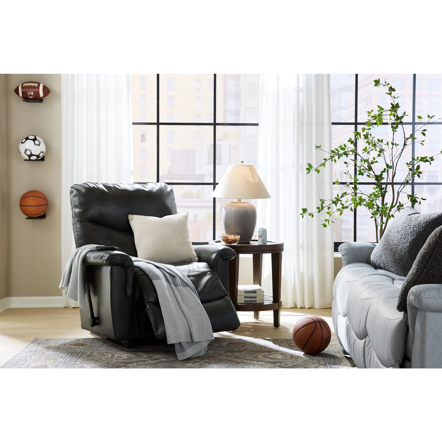 James Reclining Sofa — i-Kudos Powder — view 114