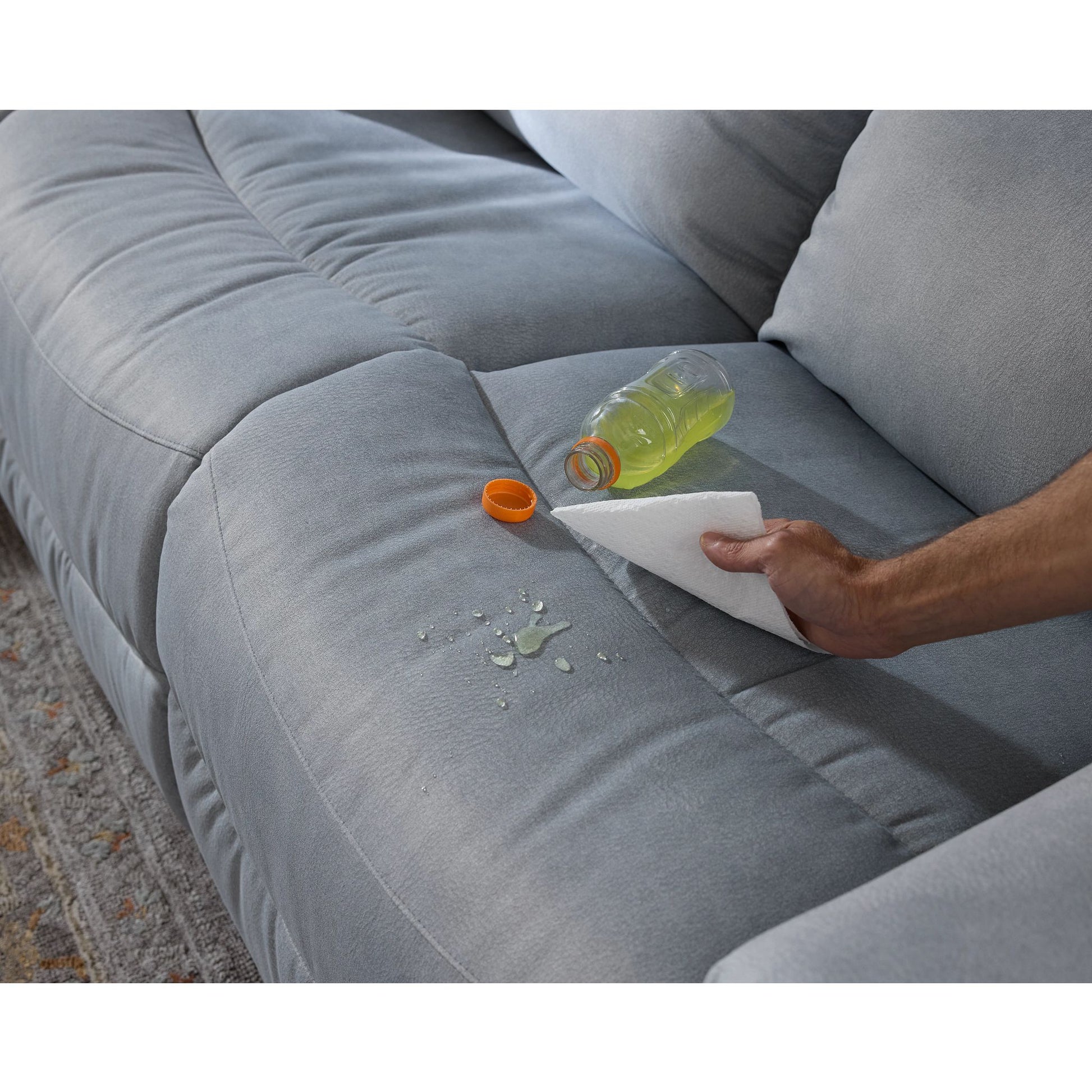 James Reclining Sofa — i-Kudos Powder — view 89