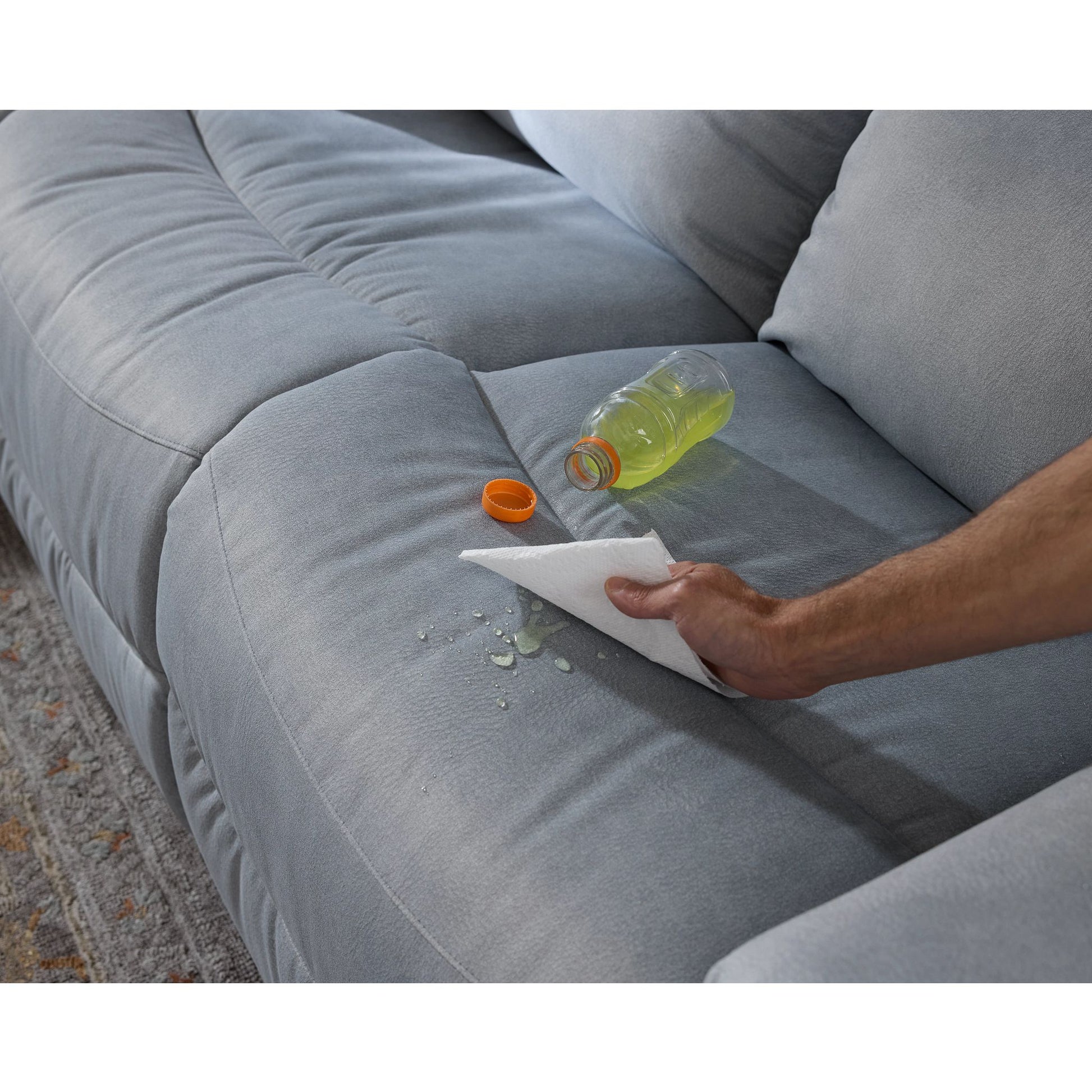 James Reclining Sofa — i-Kudos Powder — view 88