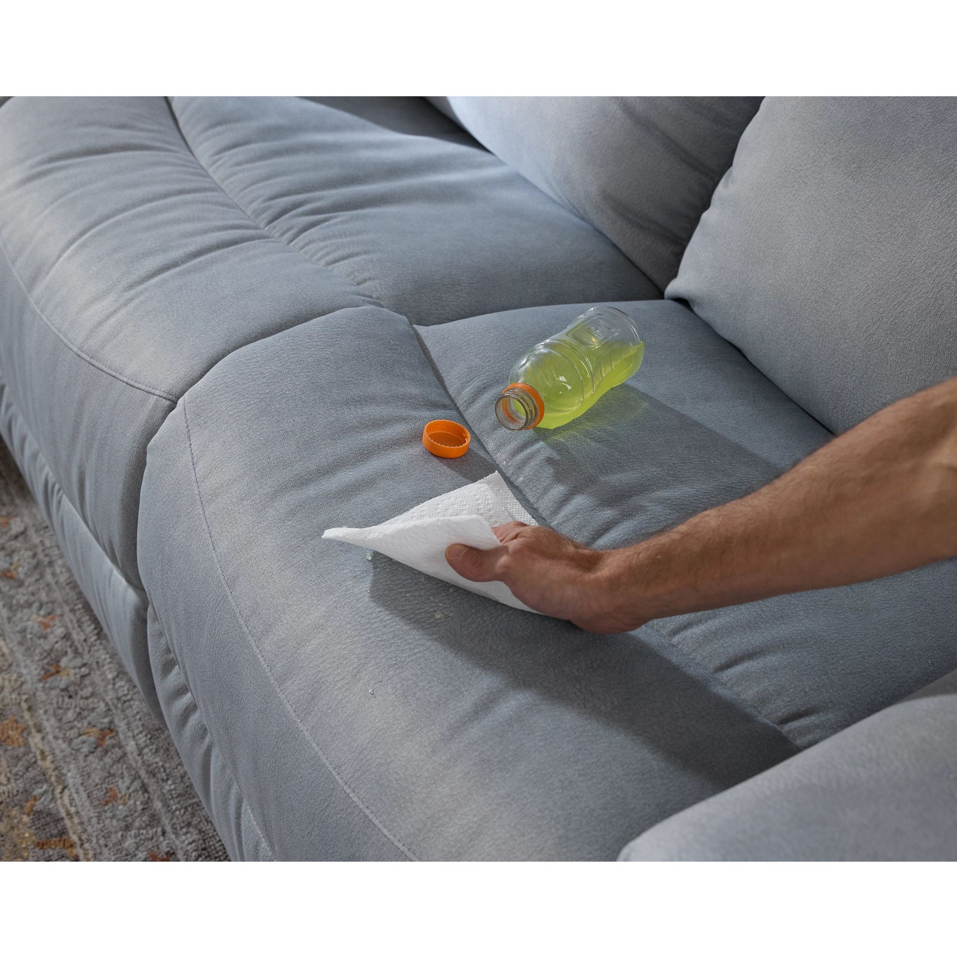 James Reclining Sofa — i-Kudos Powder — view 112