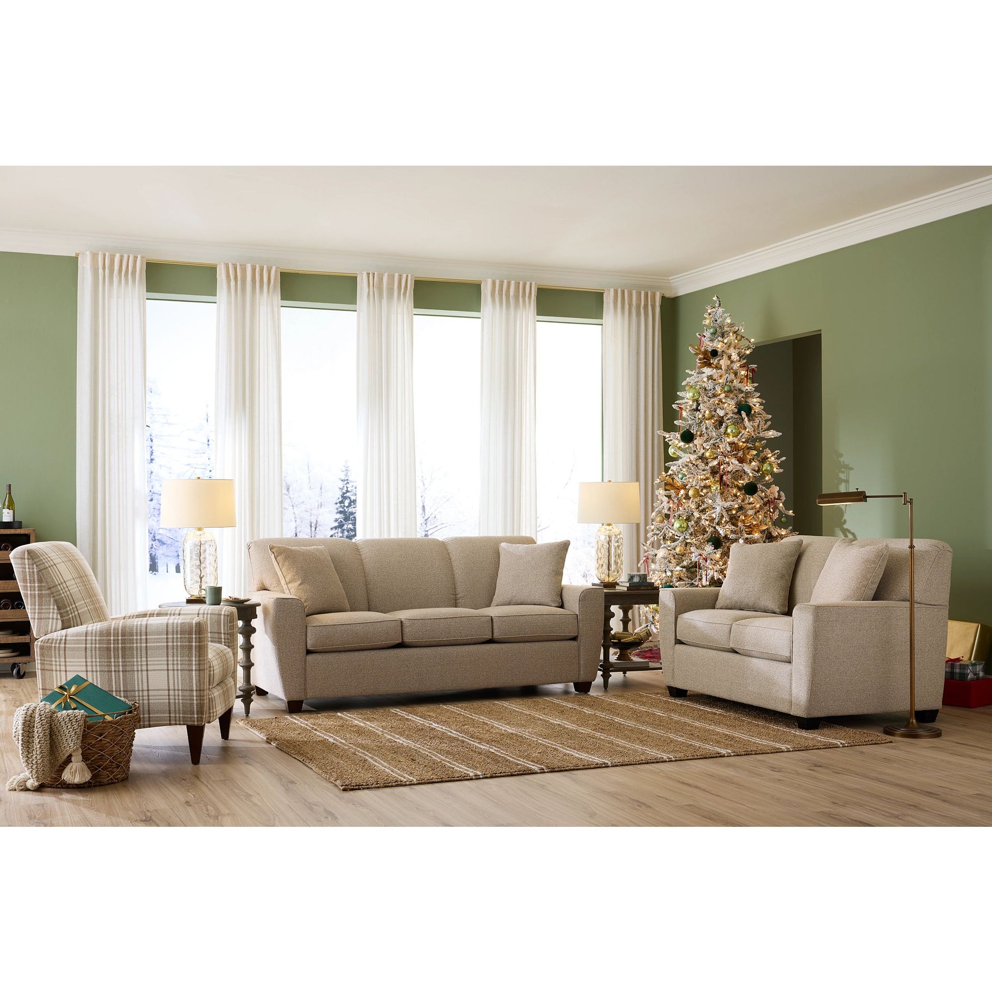 Piper Sofa — Sheldon Fawn — view 4